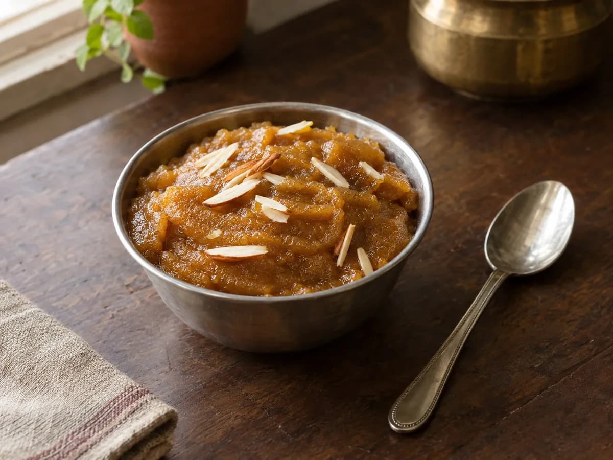 Besan ka halwa