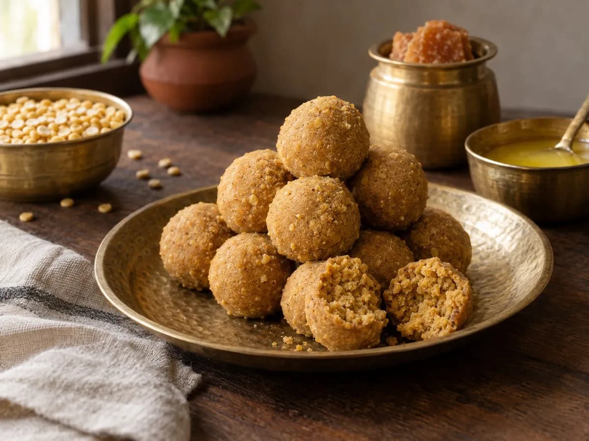 Chana dal laddu