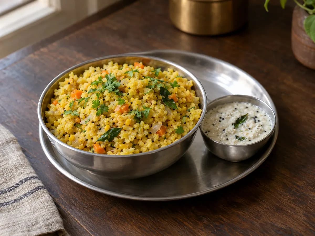 Chana dal upma