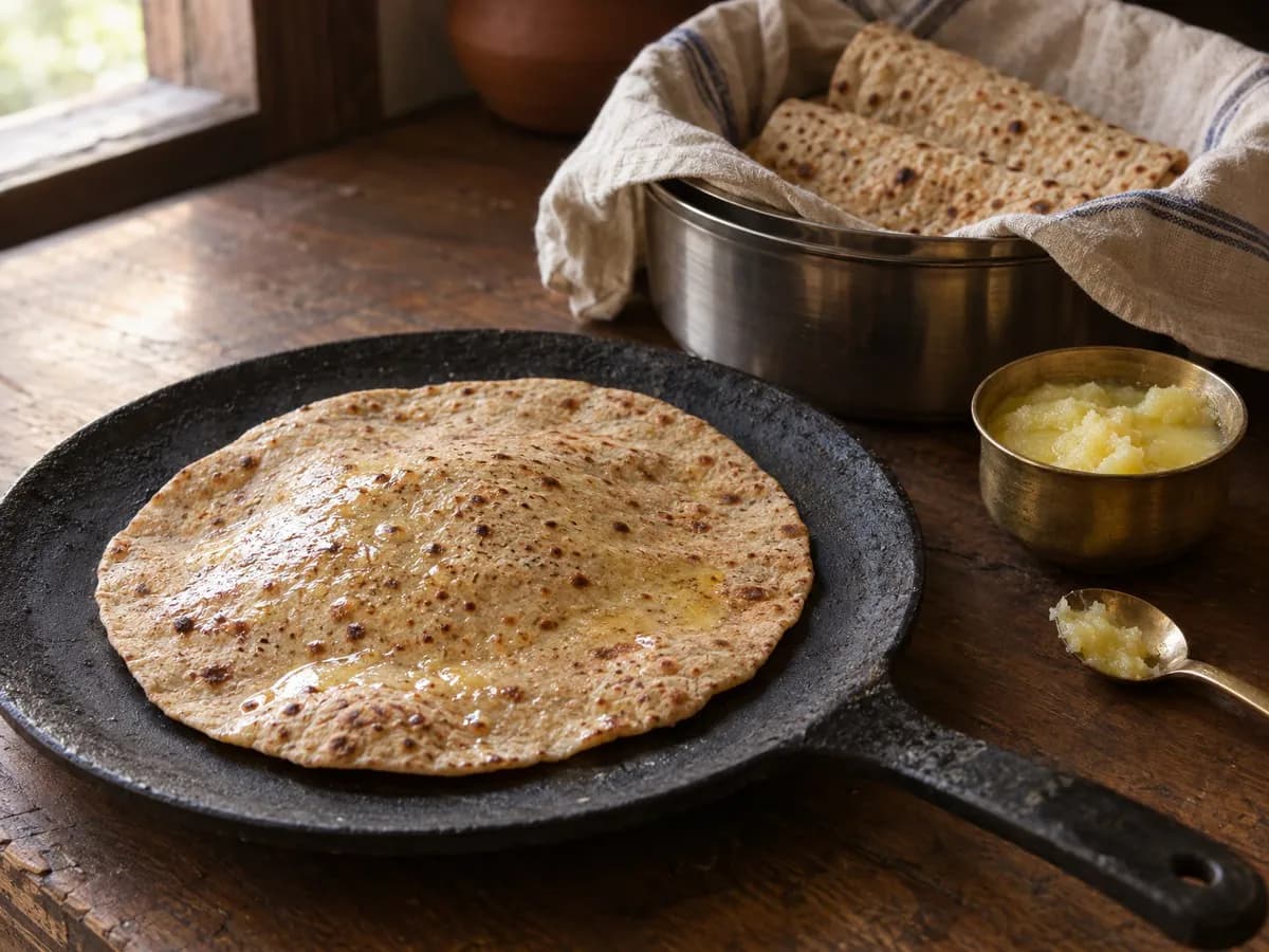 Khapli atta roti
