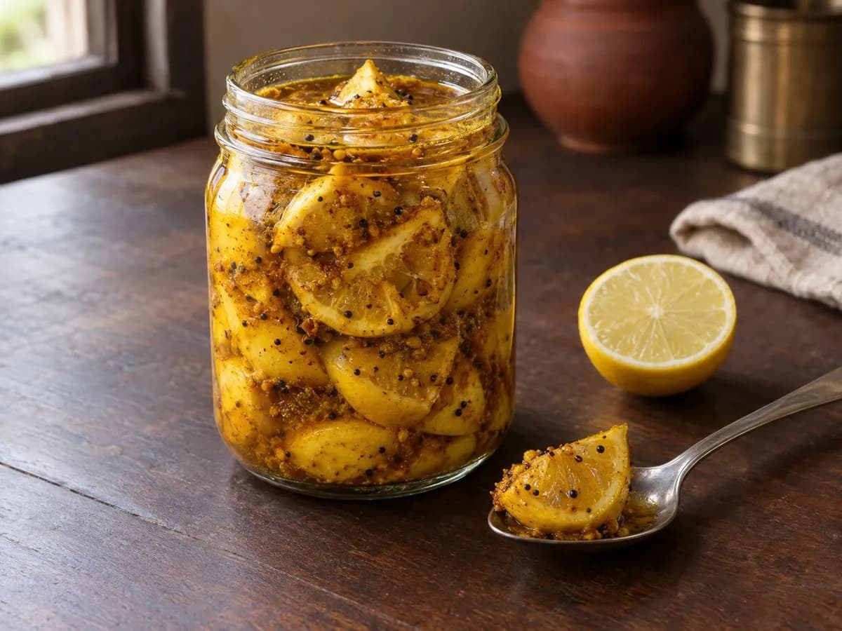 Lemon pickle (nimbu ka achar)