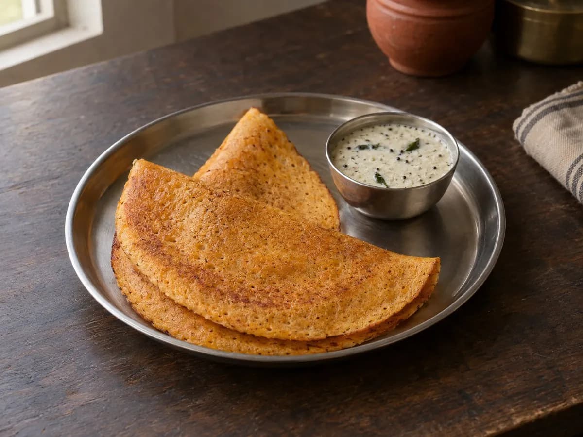 Masoor dal dosa