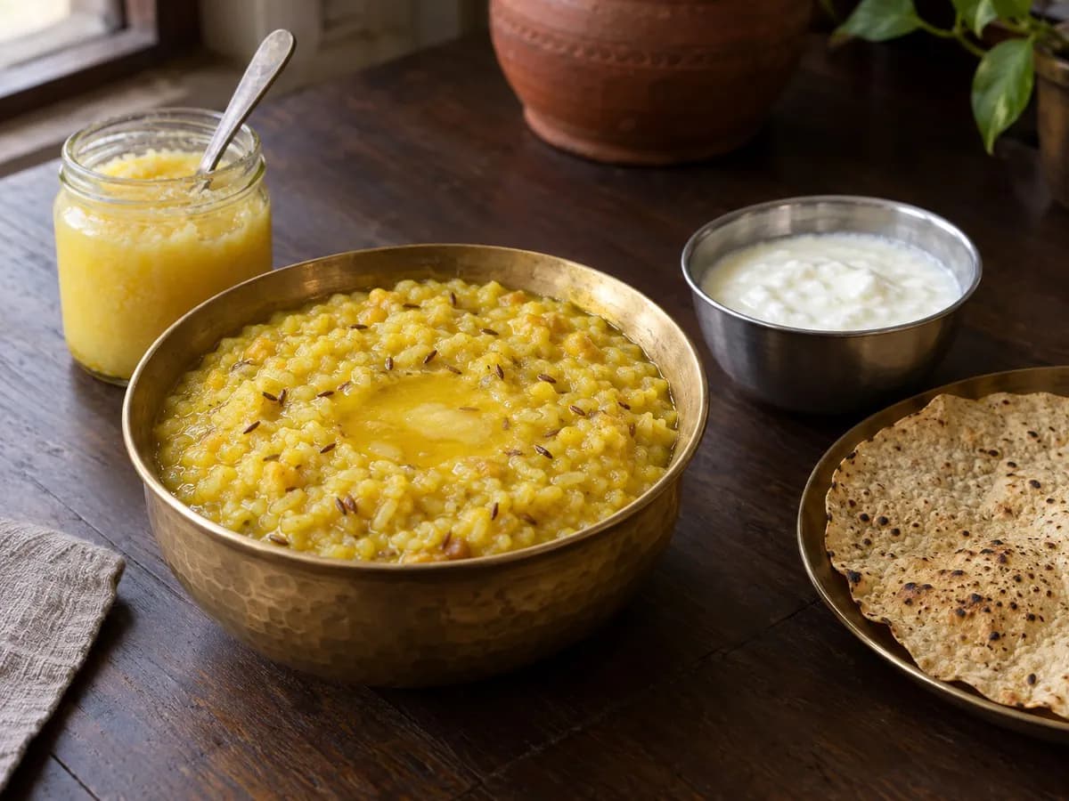 Toor dal khichdi