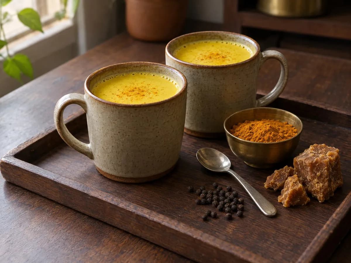 Turmeric milk (haldi doodh)