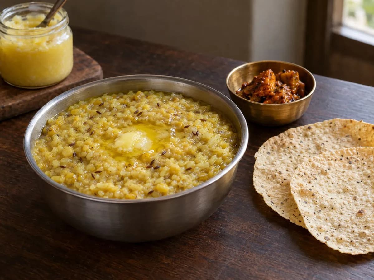 Urad dal khichdi