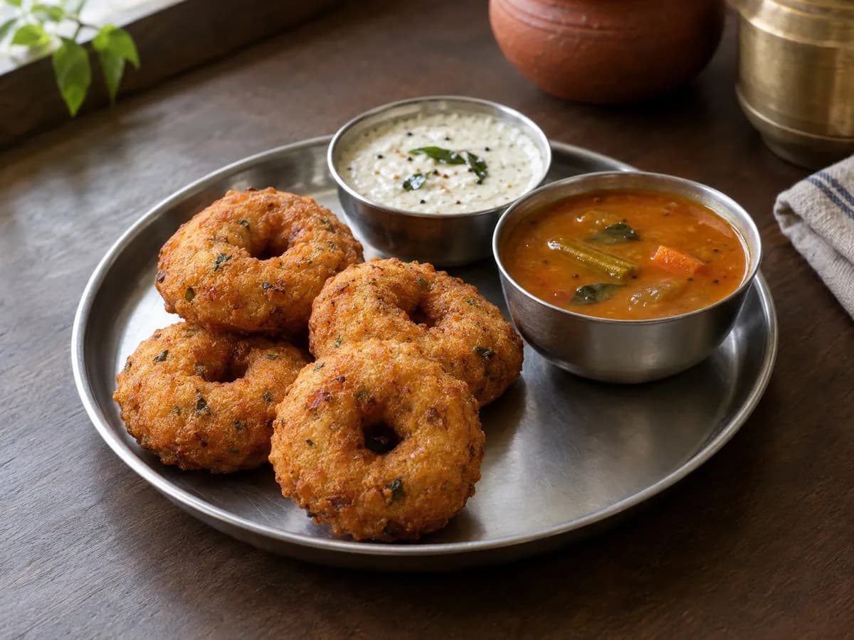 Urad dal vada (medu vada)
